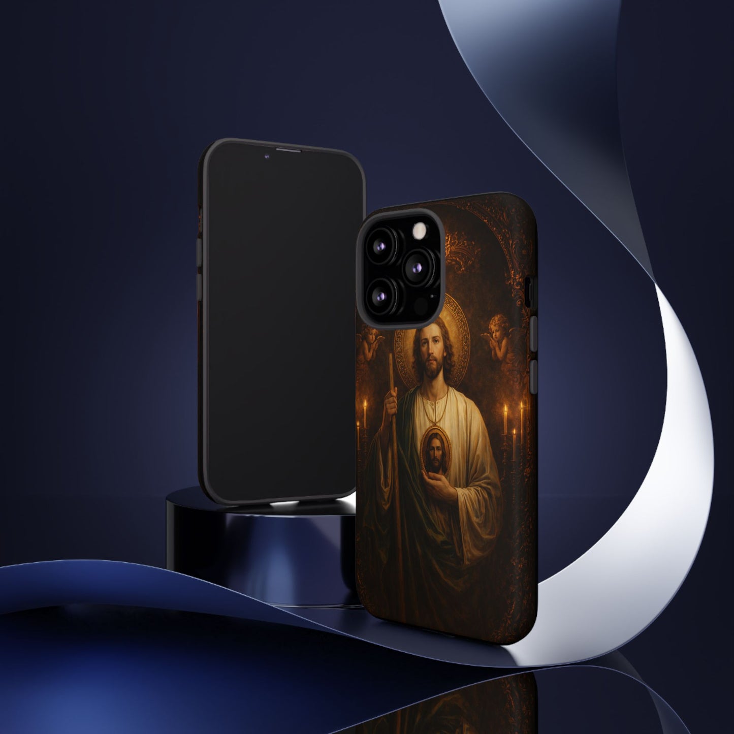 San Judas Phone Case Saint Jude Catholic Saint Religious Art Portrait Tough