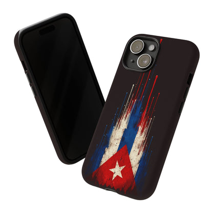 Cuban Flag Phone Case | Cuba Flag Tough Case | Patriotic Cuban Pride iPhone Samsung Protective Cover