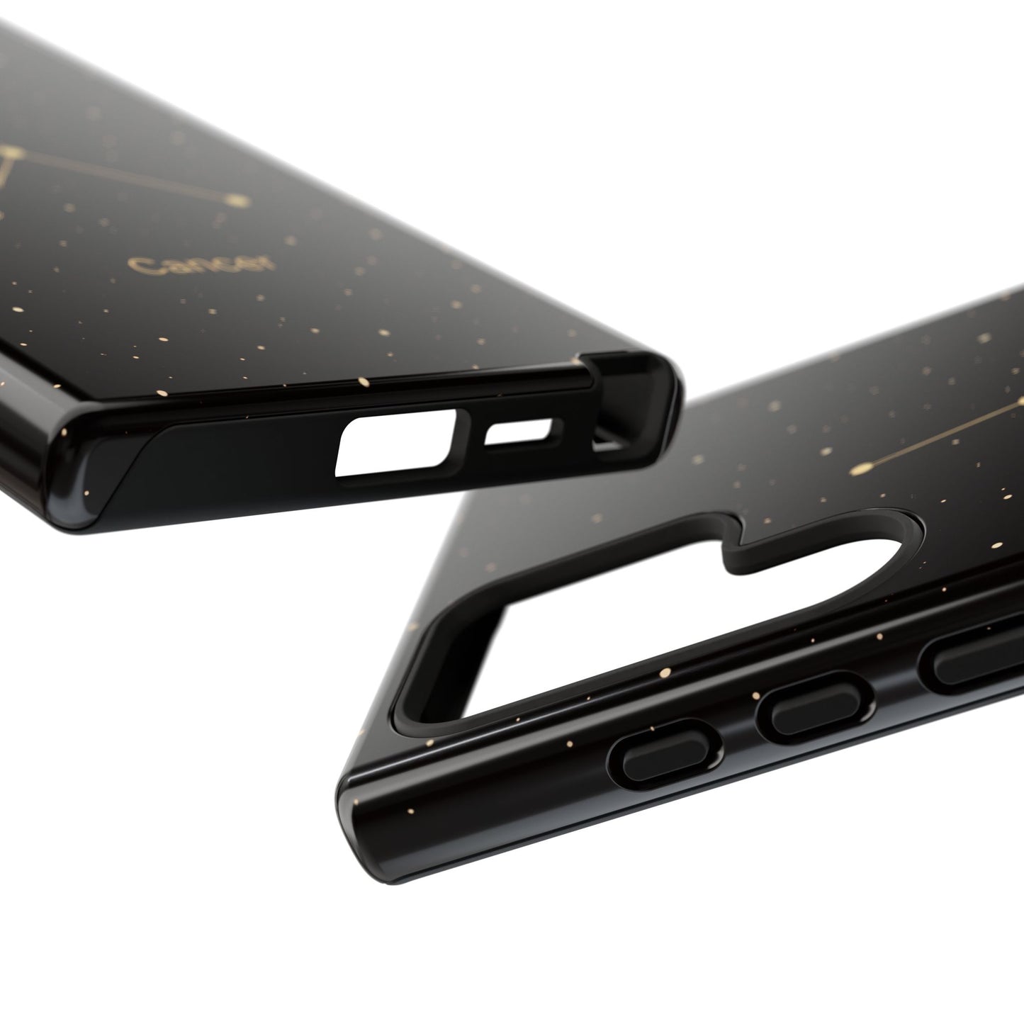 Cancer Zodiac Constellation Phone Case – Luxe Gold Celestial Cover