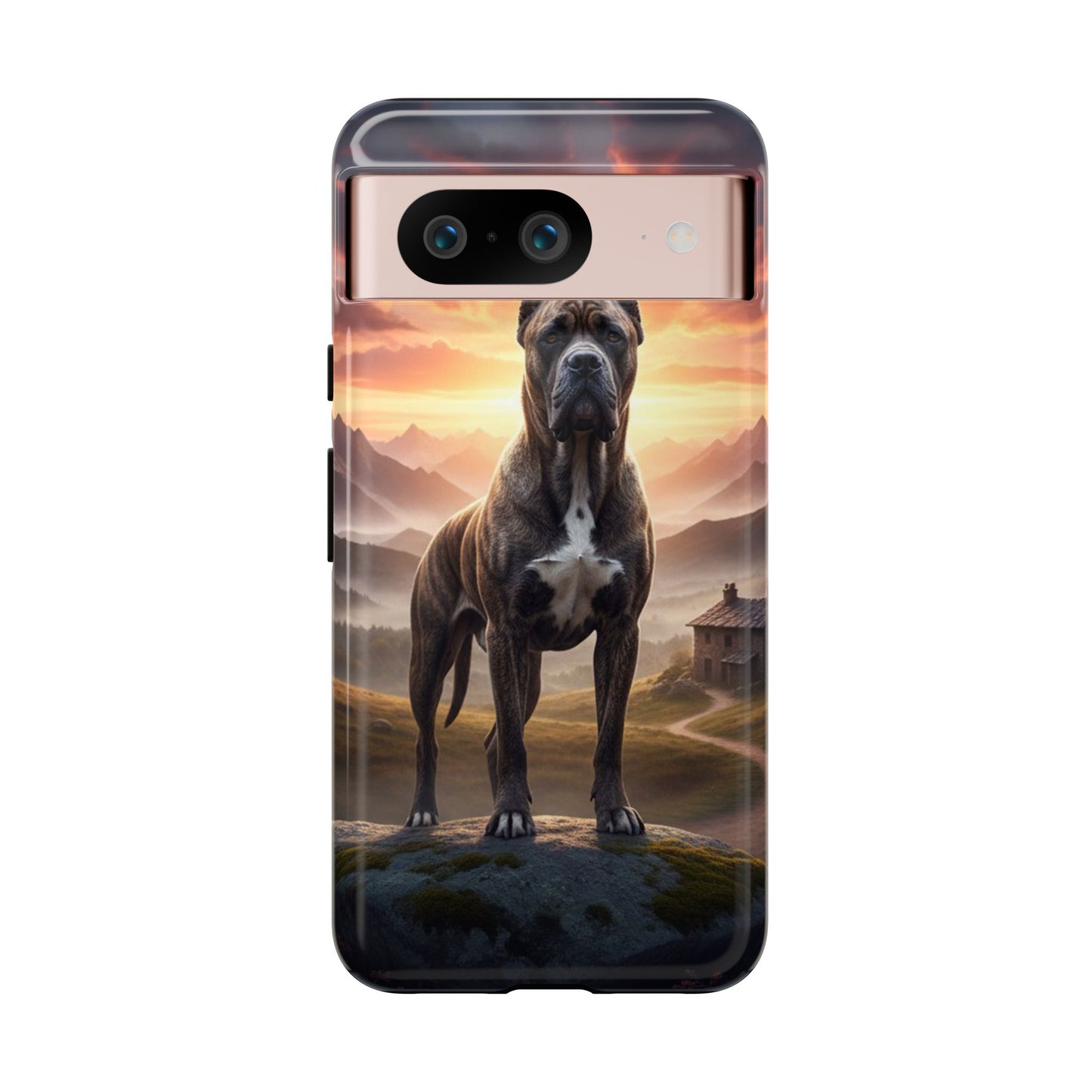 Cane Corso Phone Case – Guard Dog Sunset Tough Case (iPhone, Samsung, Pixel) | Dog Lover Gift