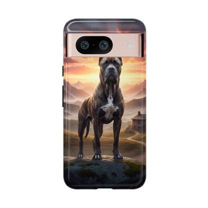 Cane Corso Phone Case – Guard Dog Sunset Tough Case (iPhone, Samsung, Pixel) | Dog Lover Gift