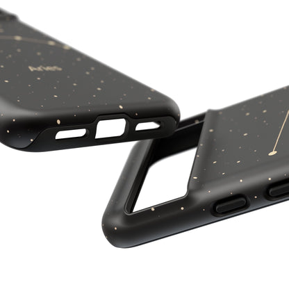 Aries Zodiac Constellation Phone Case – Luxe Gold Celestial Cover