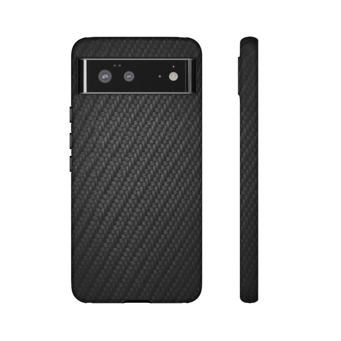 Carbon Fiber Inspired Phone Case – Rugged Slim Protective Tech Case for iPhone & Samsung