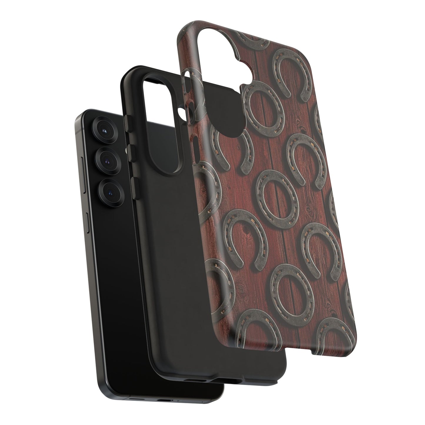 Rustic Horseshoe Western Phone Case – Cowboy Country Ranch Tough Case