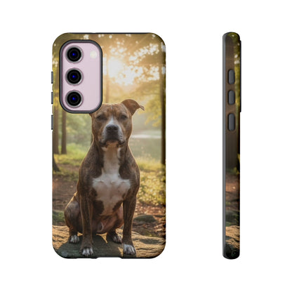 Pit Bull Phone Case – Dog Portrait Tough Case (iPhone, Samsung, Pixel)