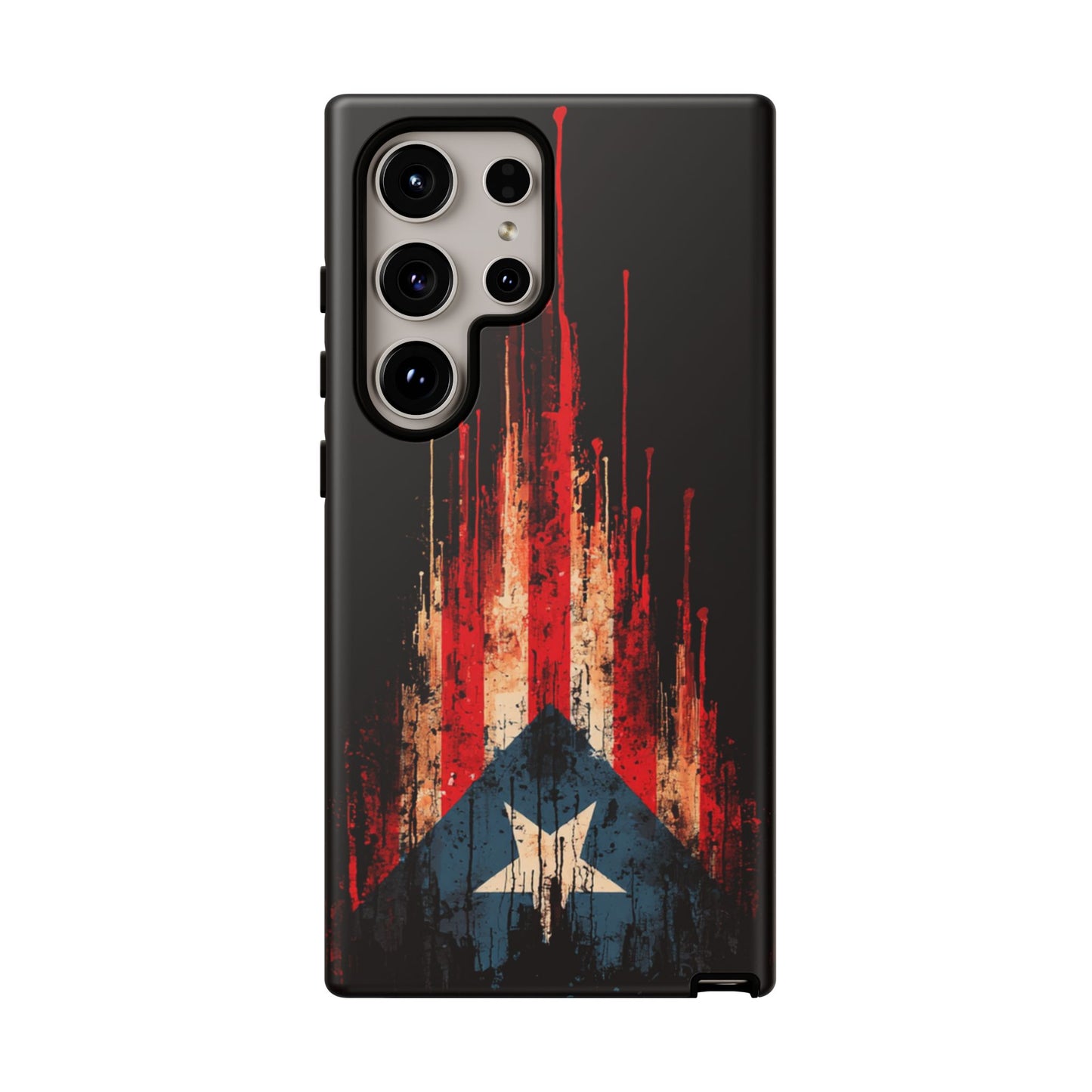 Puerto Rico Flag Phone Case | Distressed Puerto Rican Flag Tough Case | Boricua Pride Protective iPhone Samsung Cover
