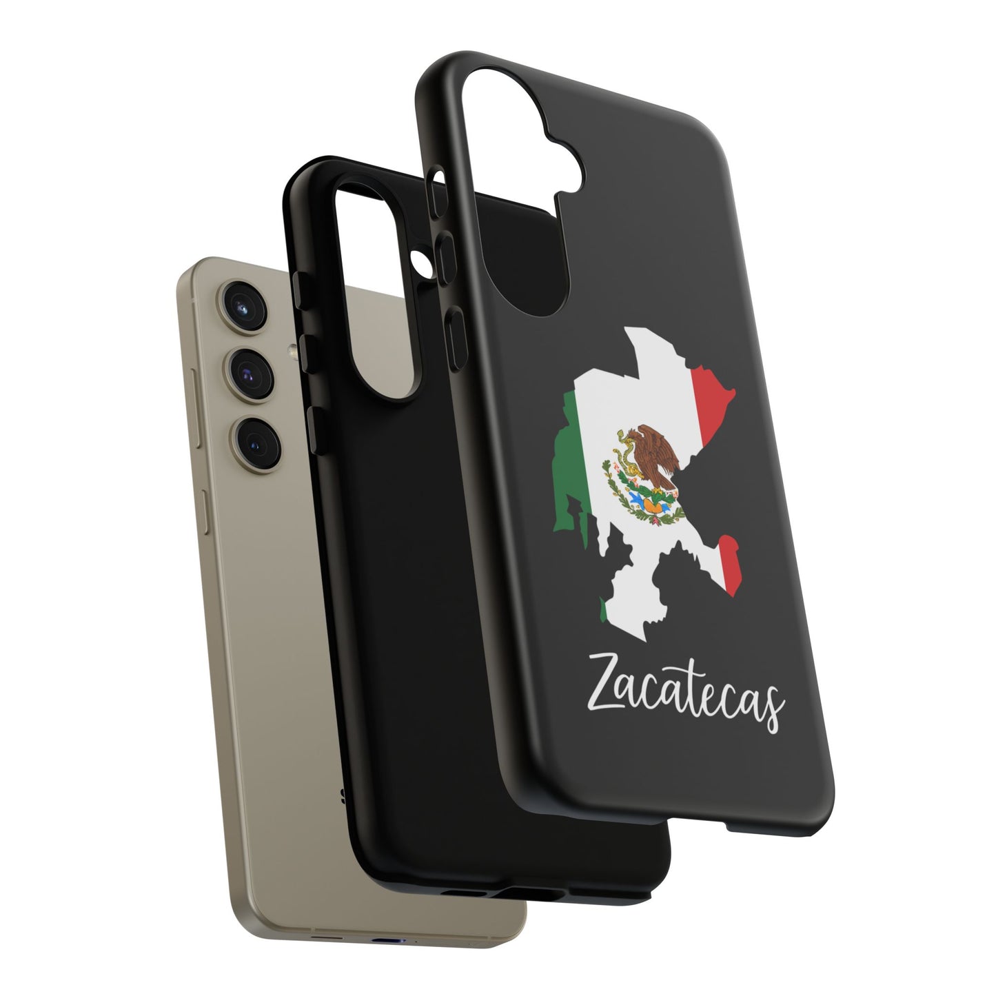 Zacatecas Mexico Flag Map Phone Case | Mexican American Pride Tough Case for iPhone & Samsung