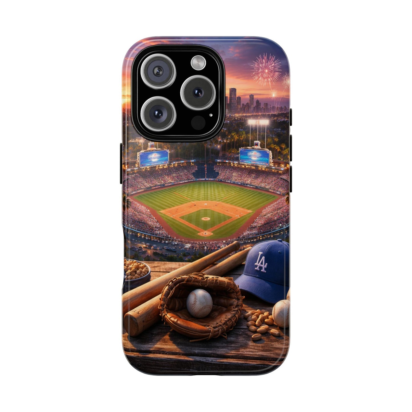 Baseball Sunset Stadium Phone Case LA Game Day Sports Aesthetic Case