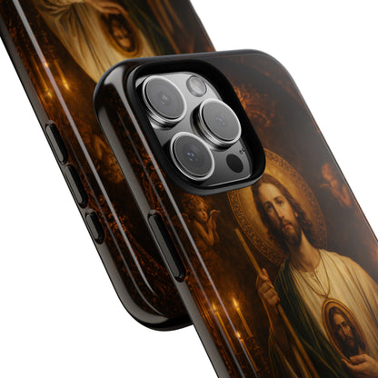 San Judas Phone Case Saint Jude Catholic Saint Religious Art Portrait Tough