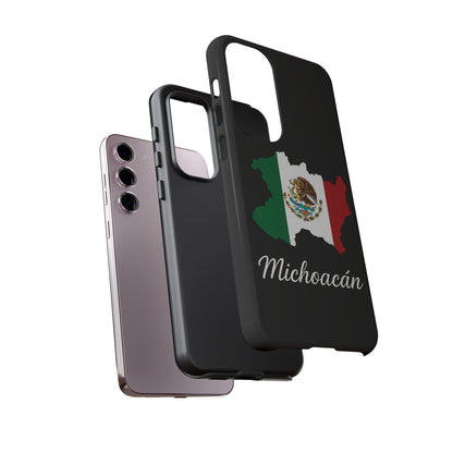 Michoacán Mexico Flag Map Phone Case | Mexican American Pride Tough Case for iPhone & Samsung