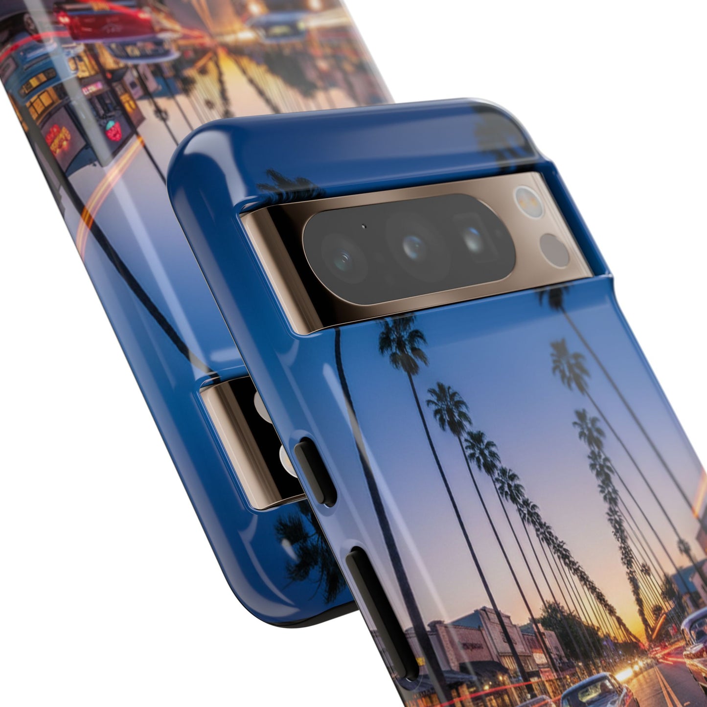 LA Sunset Boulevard Phone Case | Palm Tree Sunset Aesthetic | City Night Tough Case