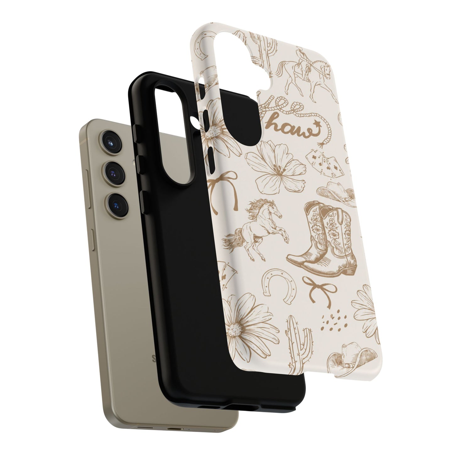 Western Cowgirl Phone Case for iPhone Samsung Galaxy Pixel Tough Case