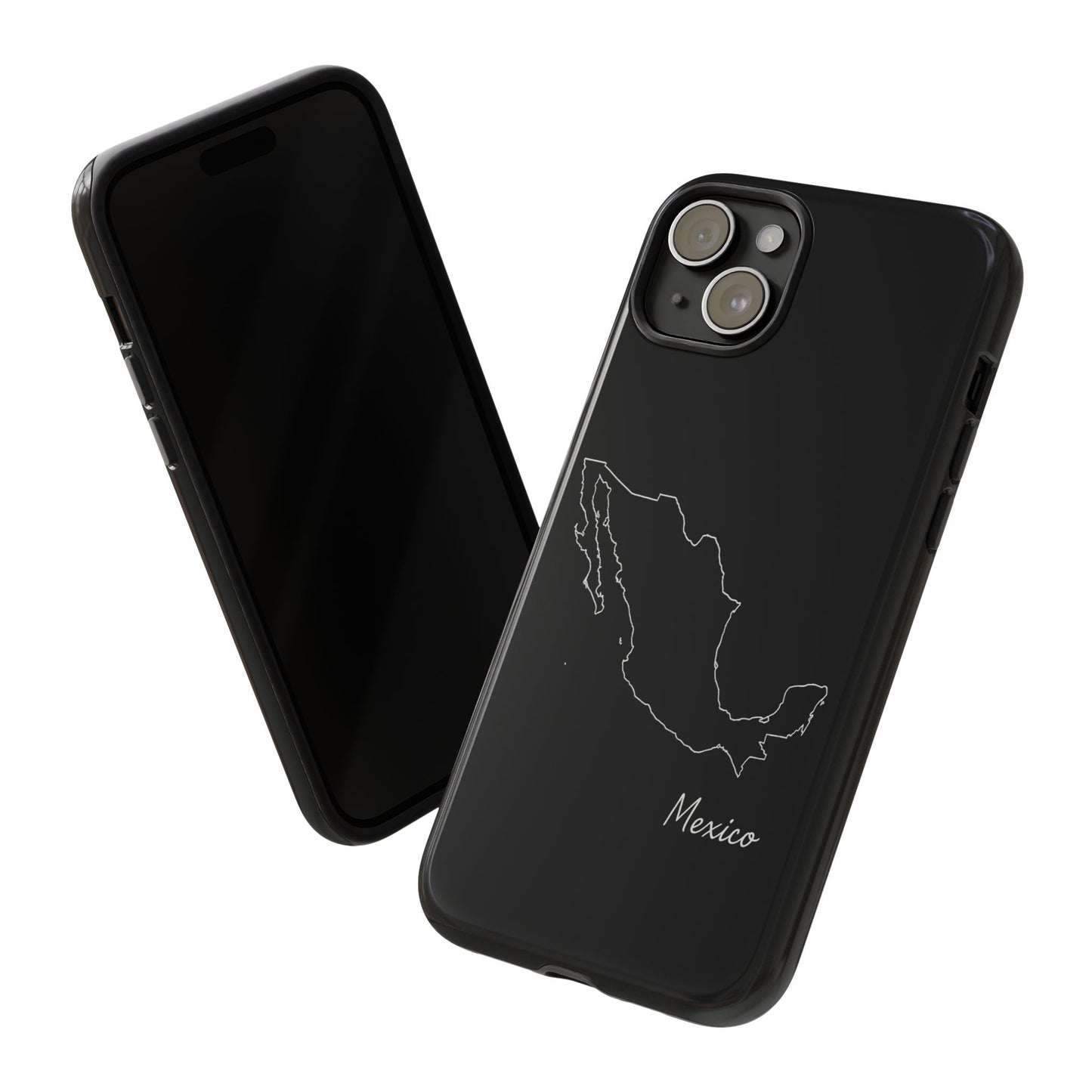 Mexico Outline Phone Case – Minimal Country Map Tough Case (iPhone, Samsung, Pixel)