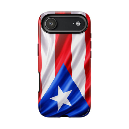 Puerto Rico Flag Phone Case | Boricua Pride Tough Case | Puerto Rican Flag Protective Cover for iPhone & Samsung