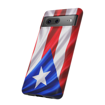 Puerto Rico Flag Phone Case | Boricua Pride Tough Case | Puerto Rican Flag Protective Cover for iPhone & Samsung