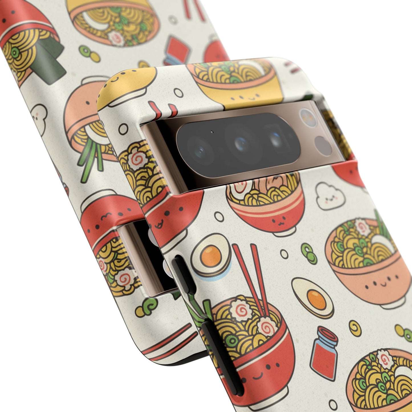 Kawaii Ramen Phone Case – Cute Japanese Food Pattern | Noodle Bowl Aesthetic Case