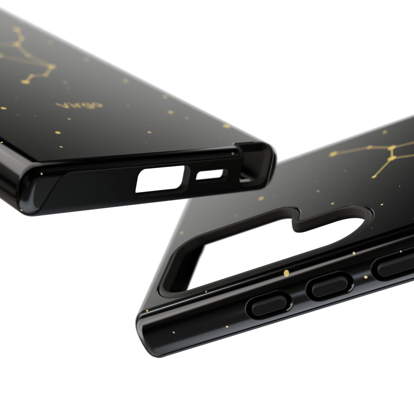 Virgo Zodiac Constellation Phone Case – Luxe Gold Celestial Cover