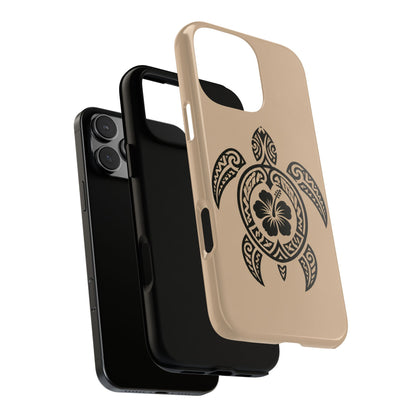 Polynesian Turtle Phone Case | Hawaiian Beach Tough Cover