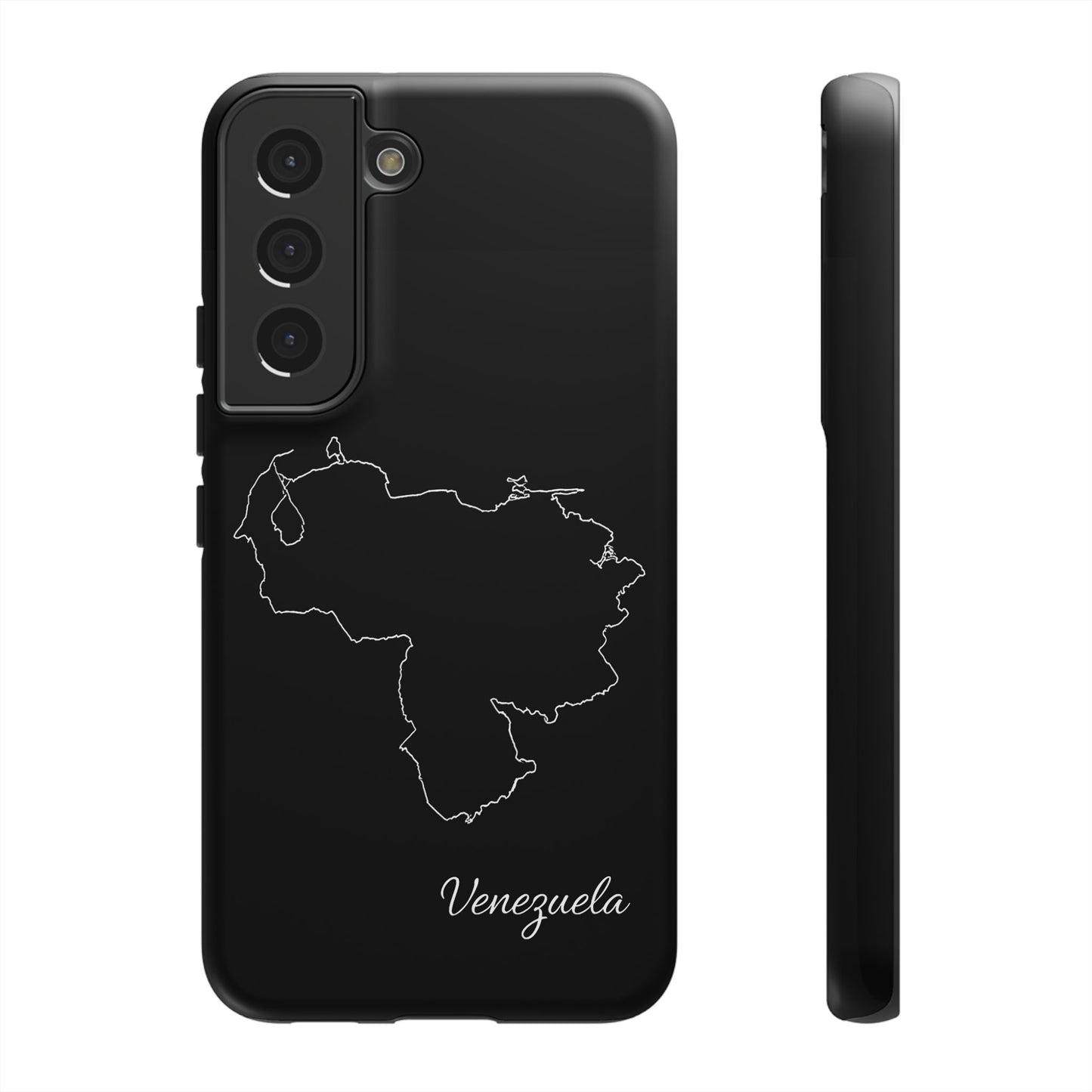 Venezuela Outline Phone Case – Minimal Country Map Tough Case (iPhone, Samsung, Pixel)
