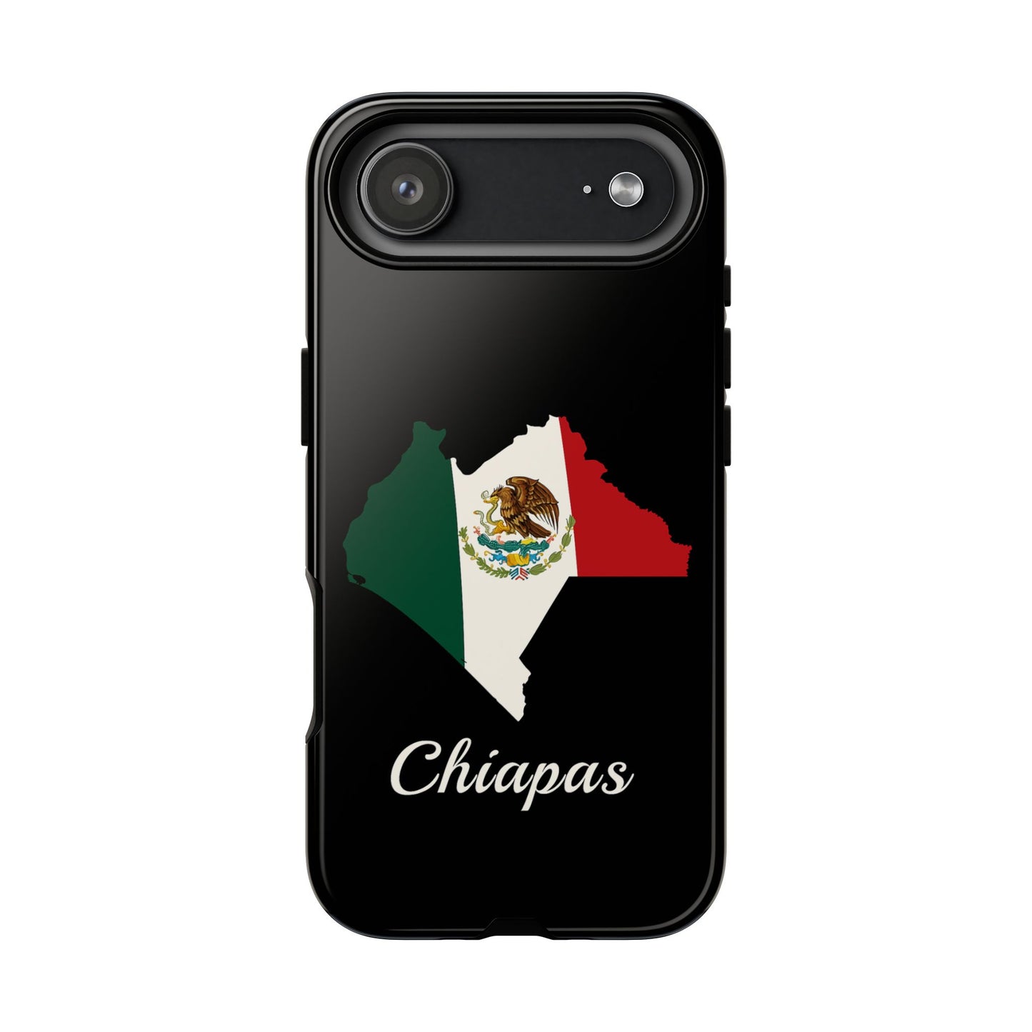 Chiapas Mexico Flag Map Phone Case | Mexican American Pride Tough Case for iPhone & Samsung