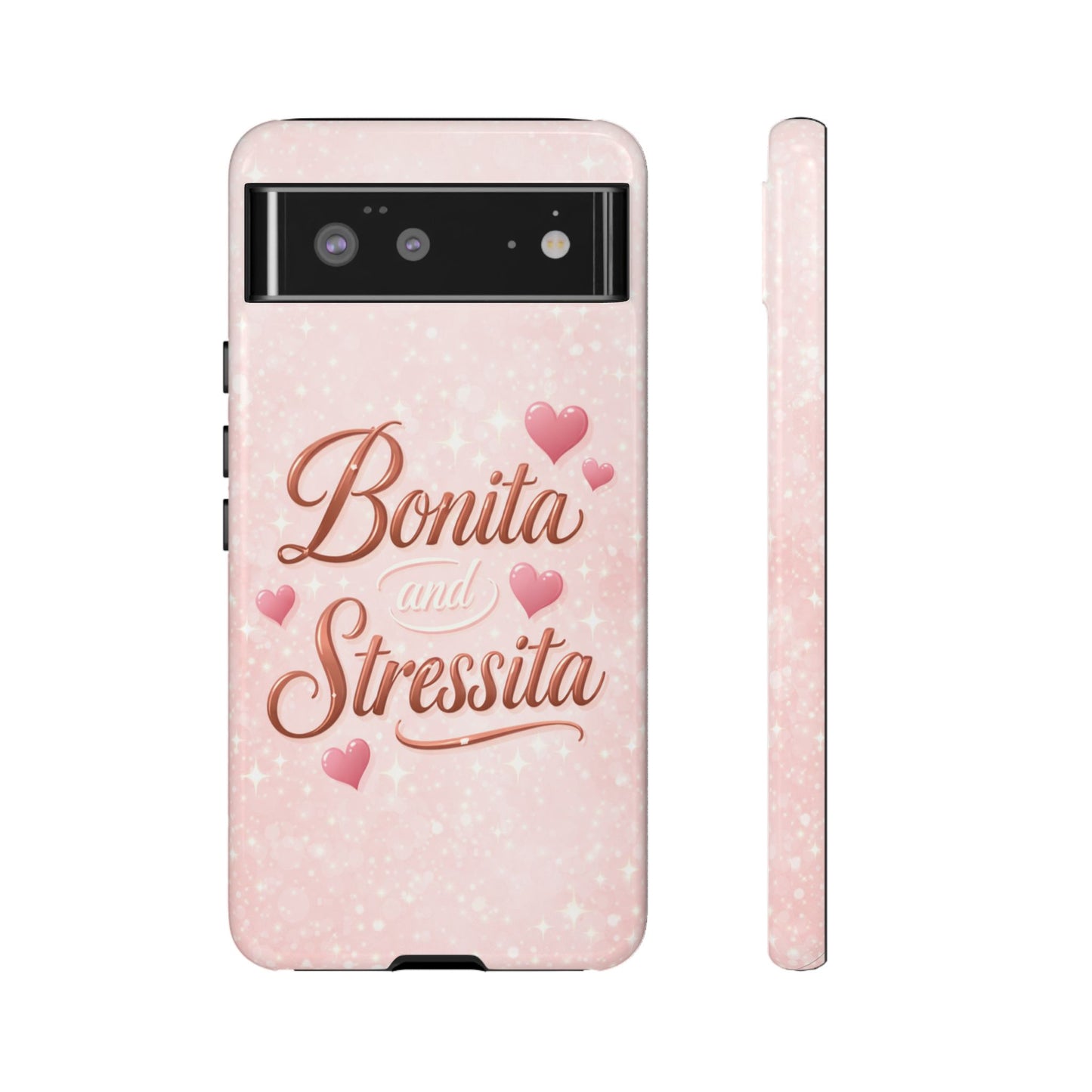 Bonita Stressita Phone Case Cute Latina Aesthetic Pink Coquette Case