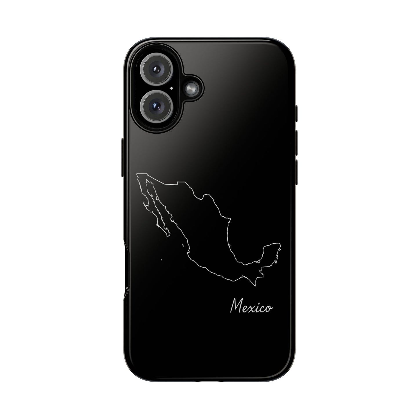 Mexico Outline Phone Case – Minimal Country Map Tough Case (iPhone, Samsung, Pixel)