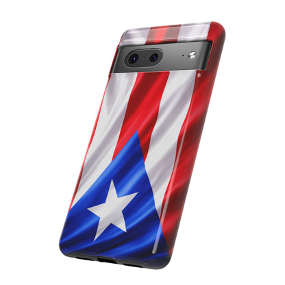 Puerto Rico Flag Phone Case | Boricua Pride Tough Case | Puerto Rican Flag Protective Cover for iPhone & Samsung