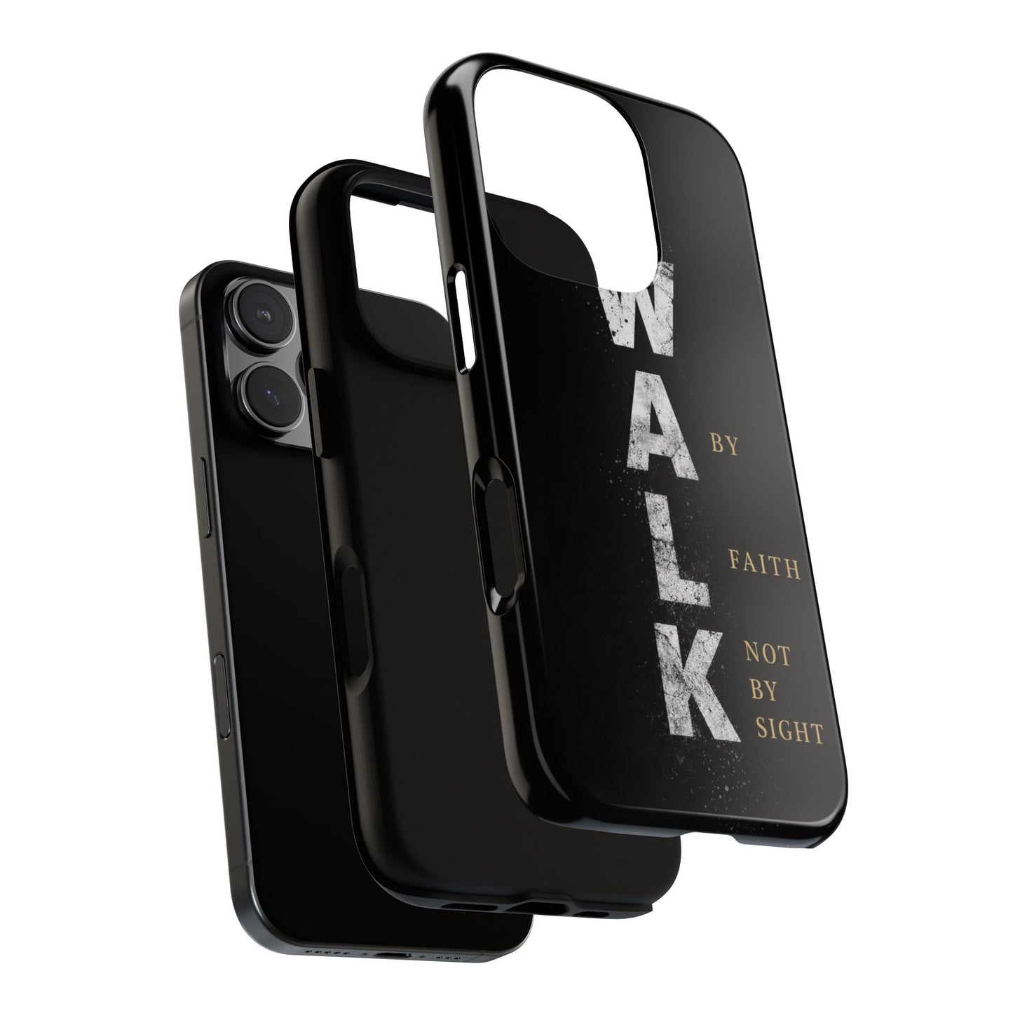 Walk by Faith Not by Sight Christian Phone Case Bible Verse Faith Cover