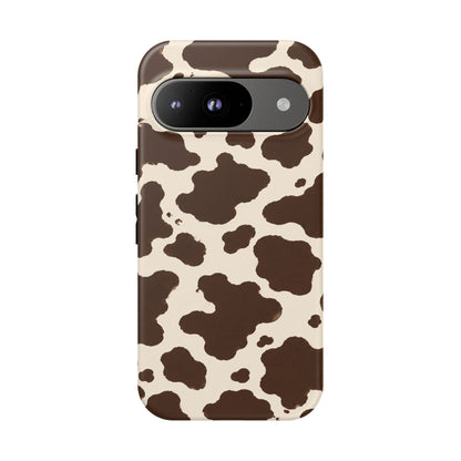 Western Cow Print Tough Phone Case for iPhone Samsung Galaxy Pixel
