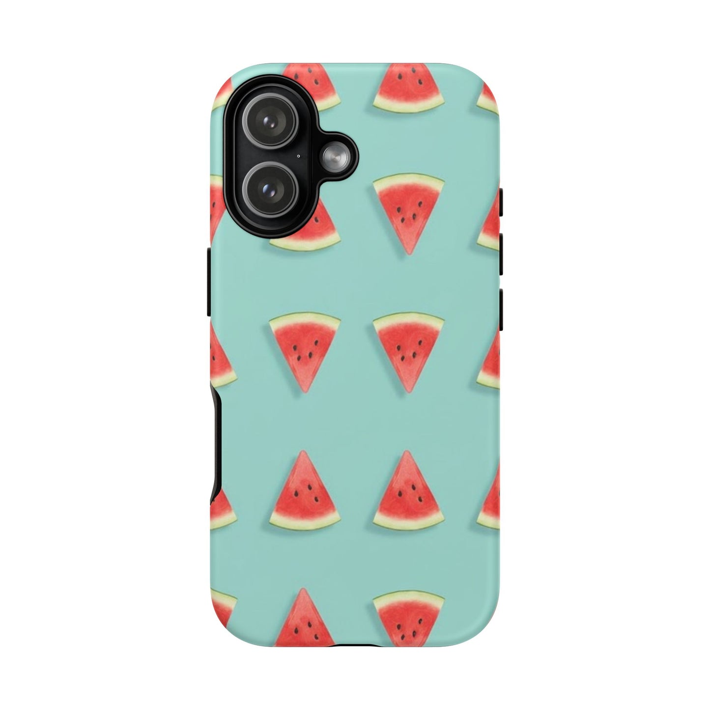 Watermelon Phone Case – Pastel Blue Summer Fruit Tough Case (iPhone, Samsung, Pixel)