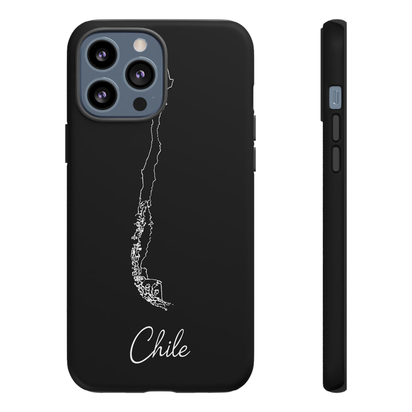 Chile Outline Phone Case – Minimal Country Map Tough Case (iPhone, Samsung, Pixel)