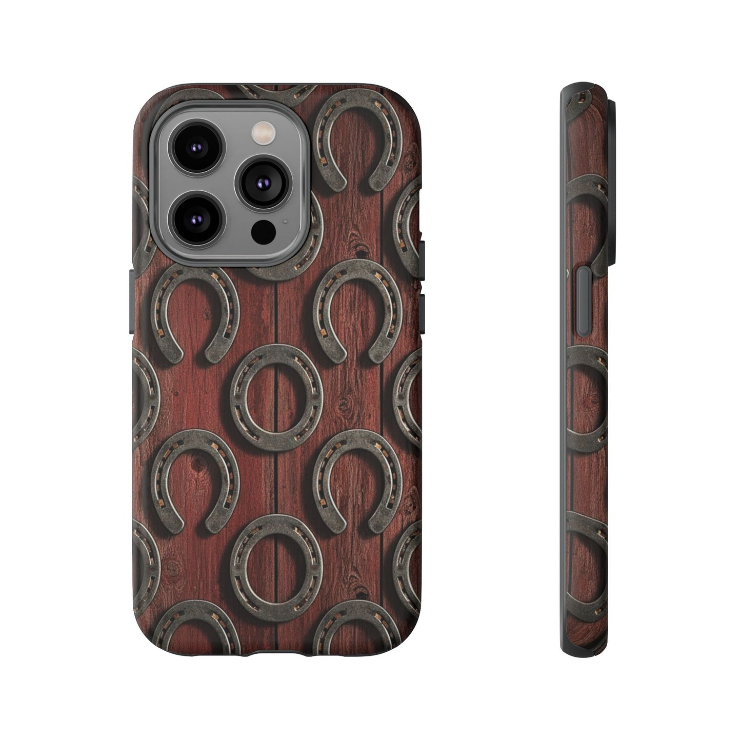 Rustic Horseshoe Western Phone Case – Cowboy Country Ranch Tough Case