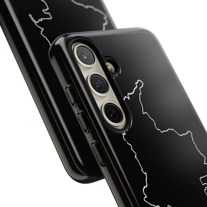 Colombia Outline Phone Case – Minimal Country Map Tough Case (iPhone, Samsung, Pixel)