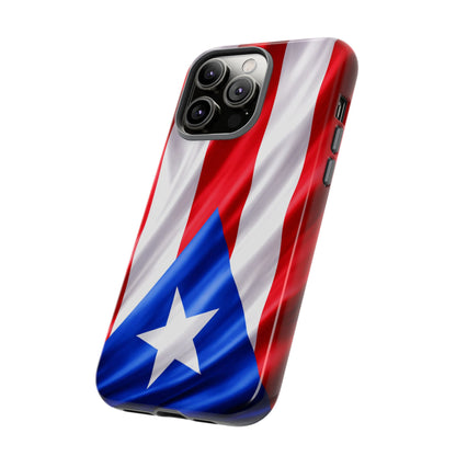 Puerto Rico Flag Phone Case | Boricua Pride Tough Case | Puerto Rican Flag Protective Cover for iPhone & Samsung