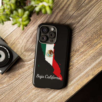 Baja California Mexico Flag Map Phone Case | Mexican American Pride Tough Case for iPhone & Samsung