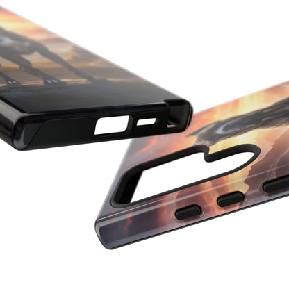 Cane Corso Phone Case – Guard Dog Sunset Tough Case (iPhone, Samsung, Pixel) | Dog Lover Gift