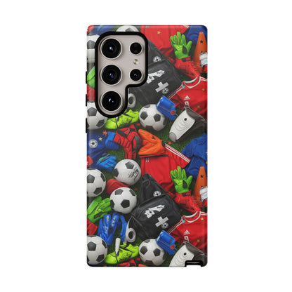 Soccer Ball Pattern Phone Case – Sports Fan Tough Protective Game Day Case