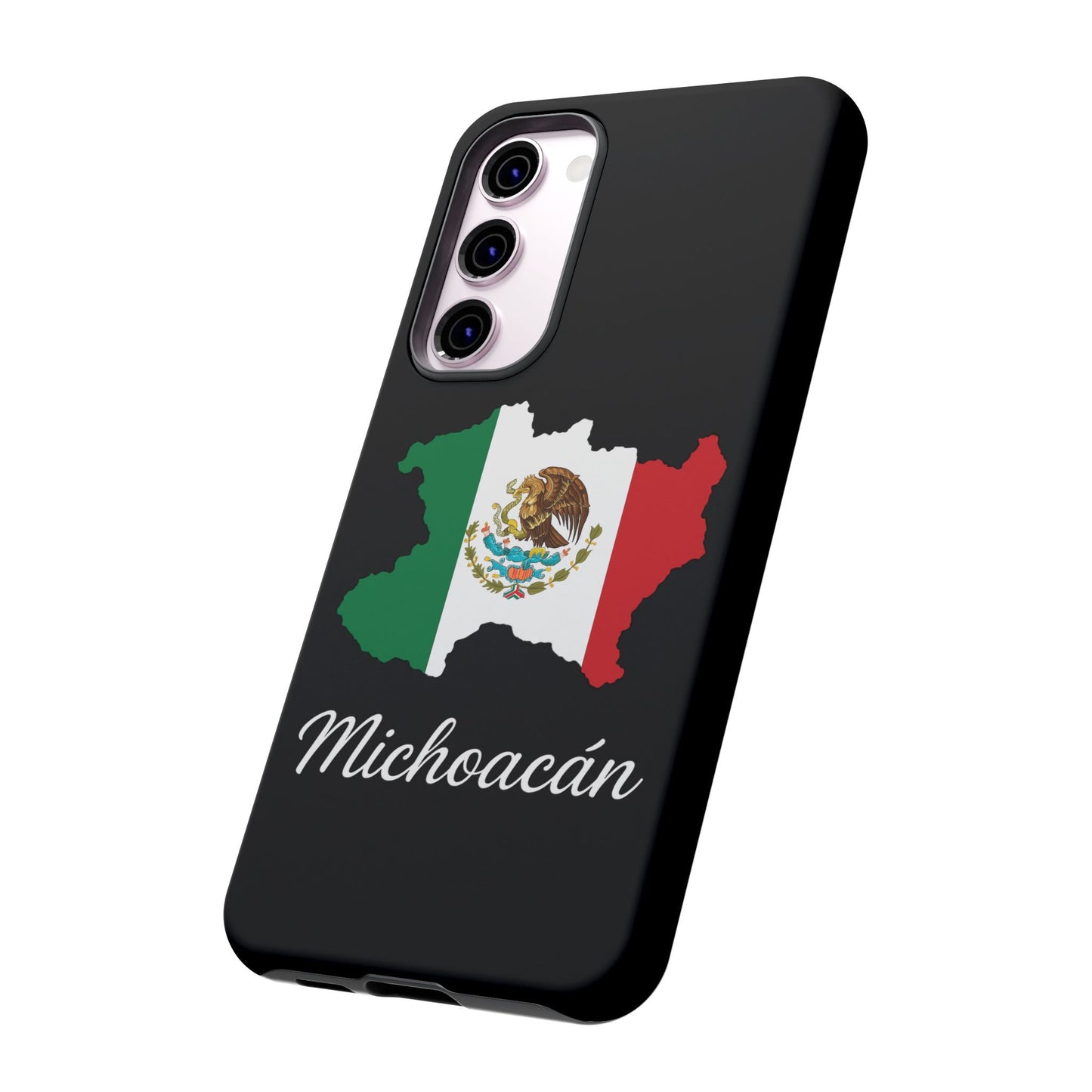 Michoacán Mexico Flag Map Phone Case | Mexican American Pride Tough Case for iPhone & Samsung