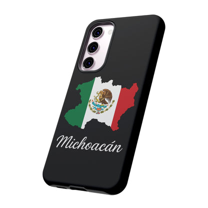 Michoacán Mexico Flag Map Phone Case | Mexican American Pride Tough Case for iPhone & Samsung