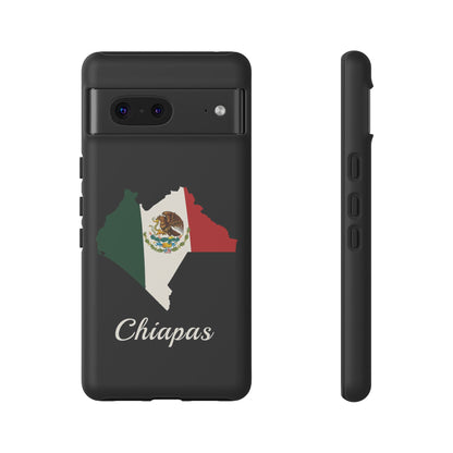 Chiapas Mexico Flag Map Phone Case | Mexican American Pride Tough Case for iPhone & Samsung