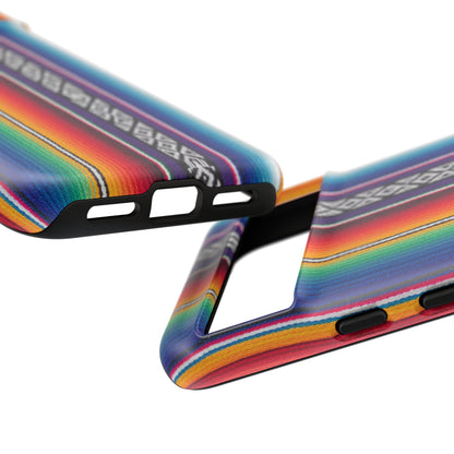 Serape Stripe Phone Case – Colorful Mexican Blanket Pattern Tough Case