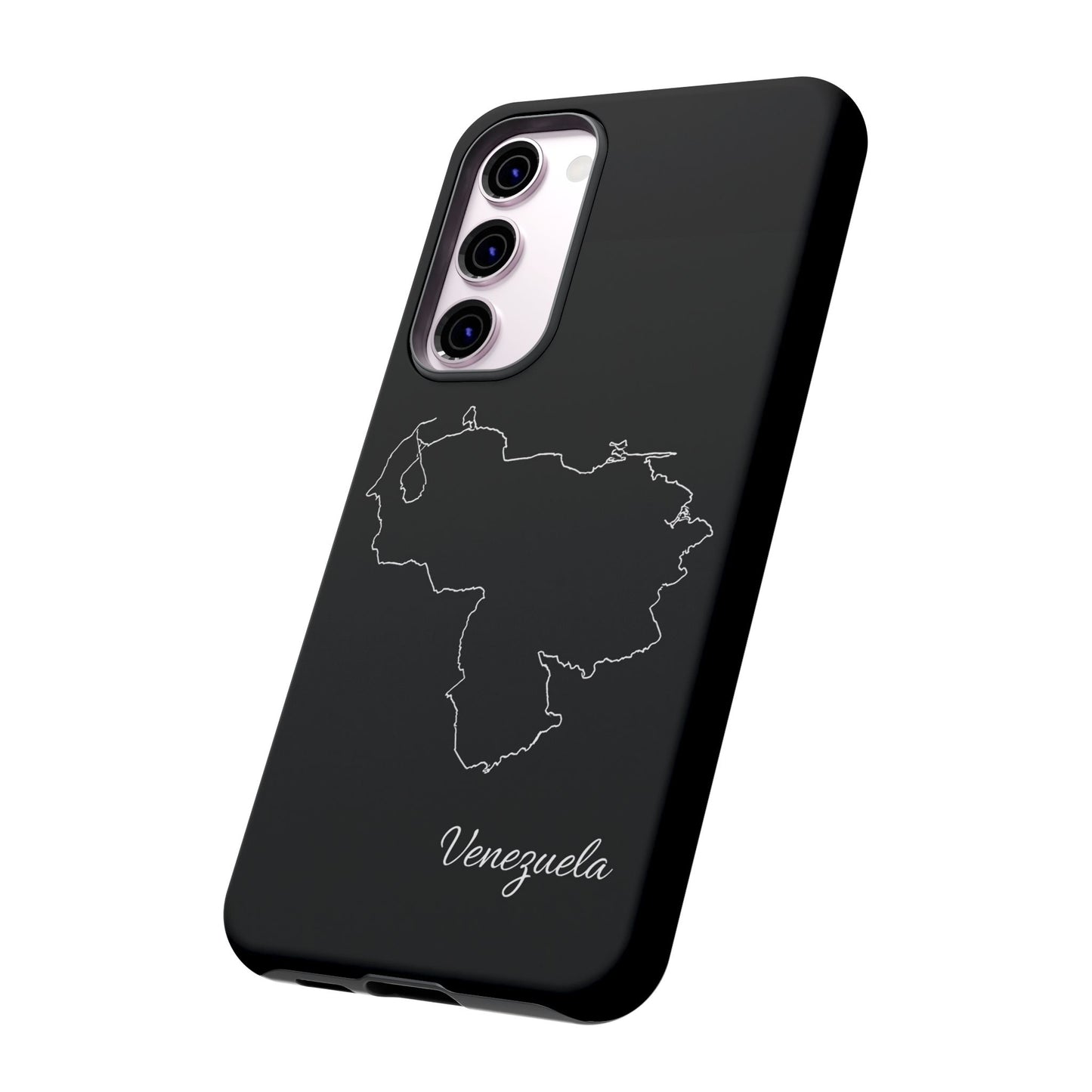 Venezuela Outline Phone Case – Minimal Country Map Tough Case (iPhone, Samsung, Pixel)