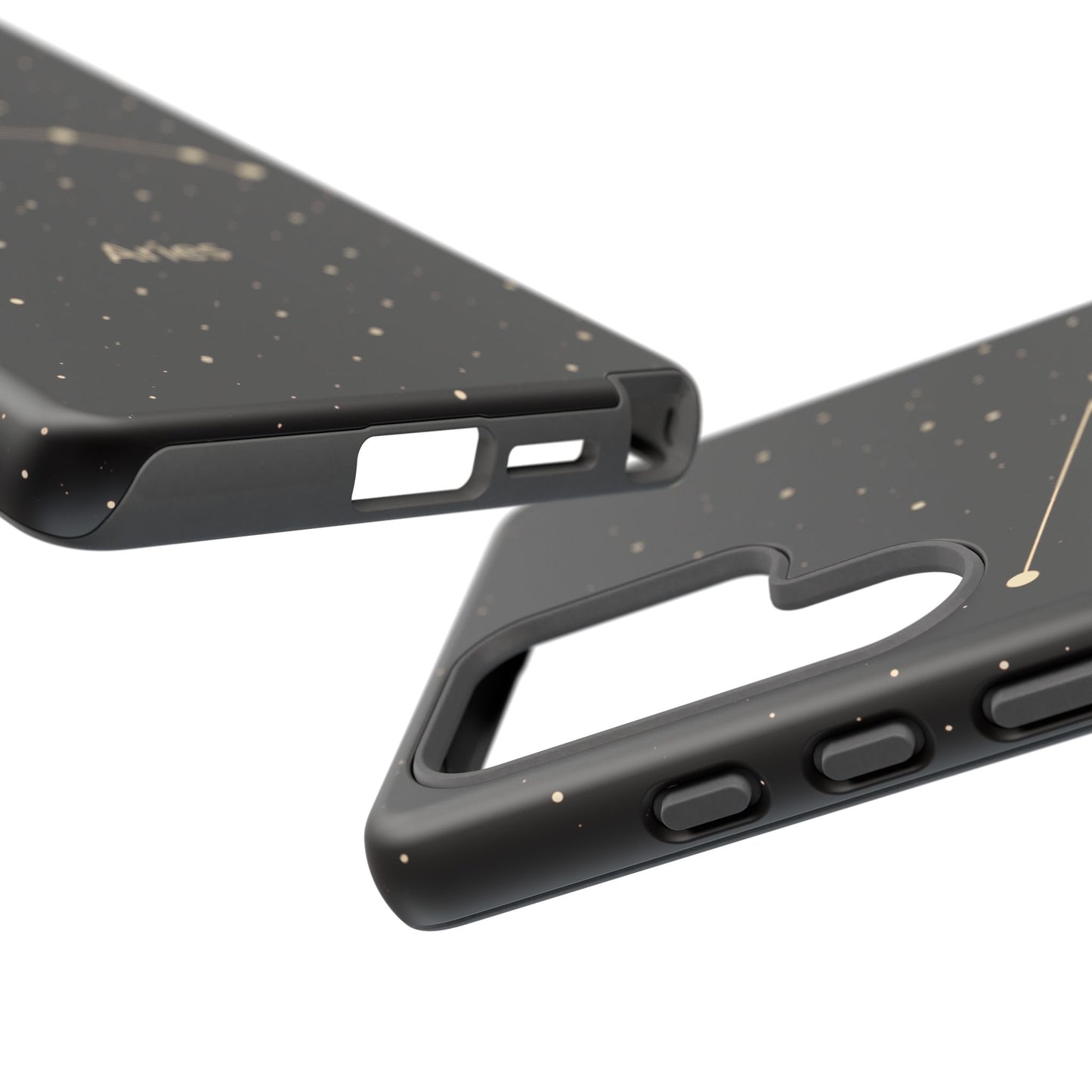 Aries Zodiac Constellation Phone Case – Luxe Gold Celestial Cover