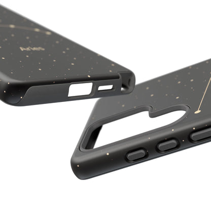 Aries Zodiac Constellation Phone Case – Luxe Gold Celestial Cover