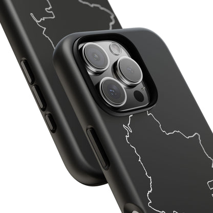 Colombia Outline Phone Case – Minimal Country Map Tough Case (iPhone, Samsung, Pixel)