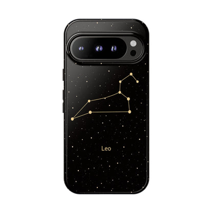 Leo Zodiac Constellation Phone Case – Luxe Gold Celestial Cover