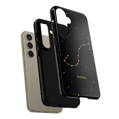 Scorpio Zodiac Constellation Phone Case – Luxe Gold Celestial Cover