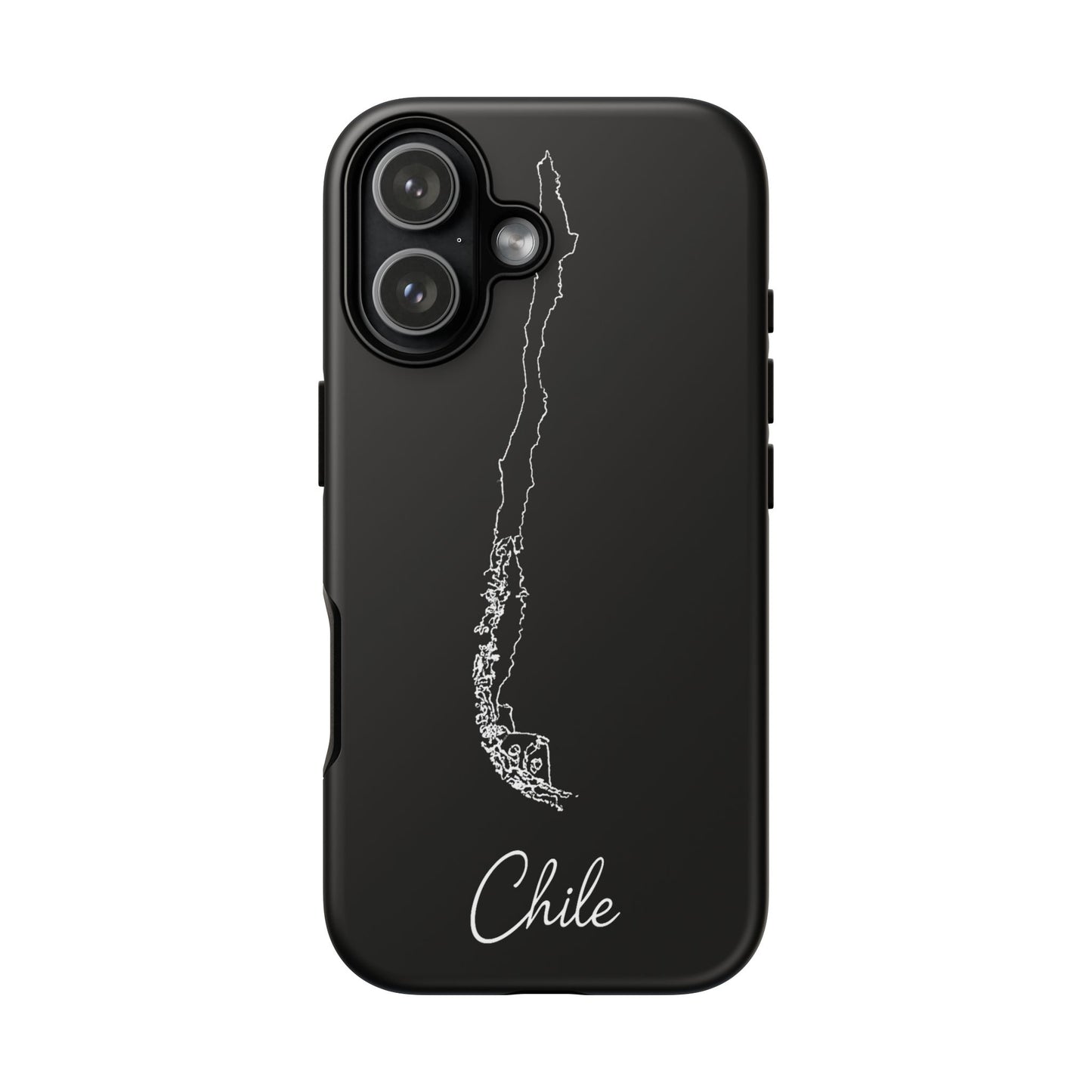 Chile Outline Phone Case – Minimal Country Map Tough Case (iPhone, Samsung, Pixel)