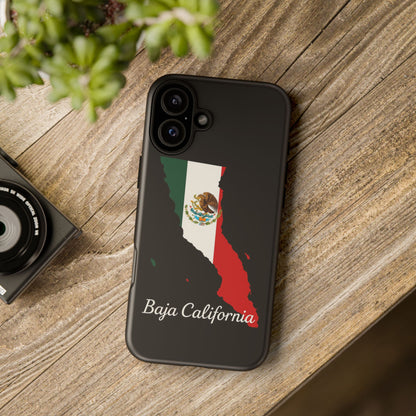 Baja California Mexico Flag Map Phone Case | Mexican American Pride Tough Case for iPhone & Samsung