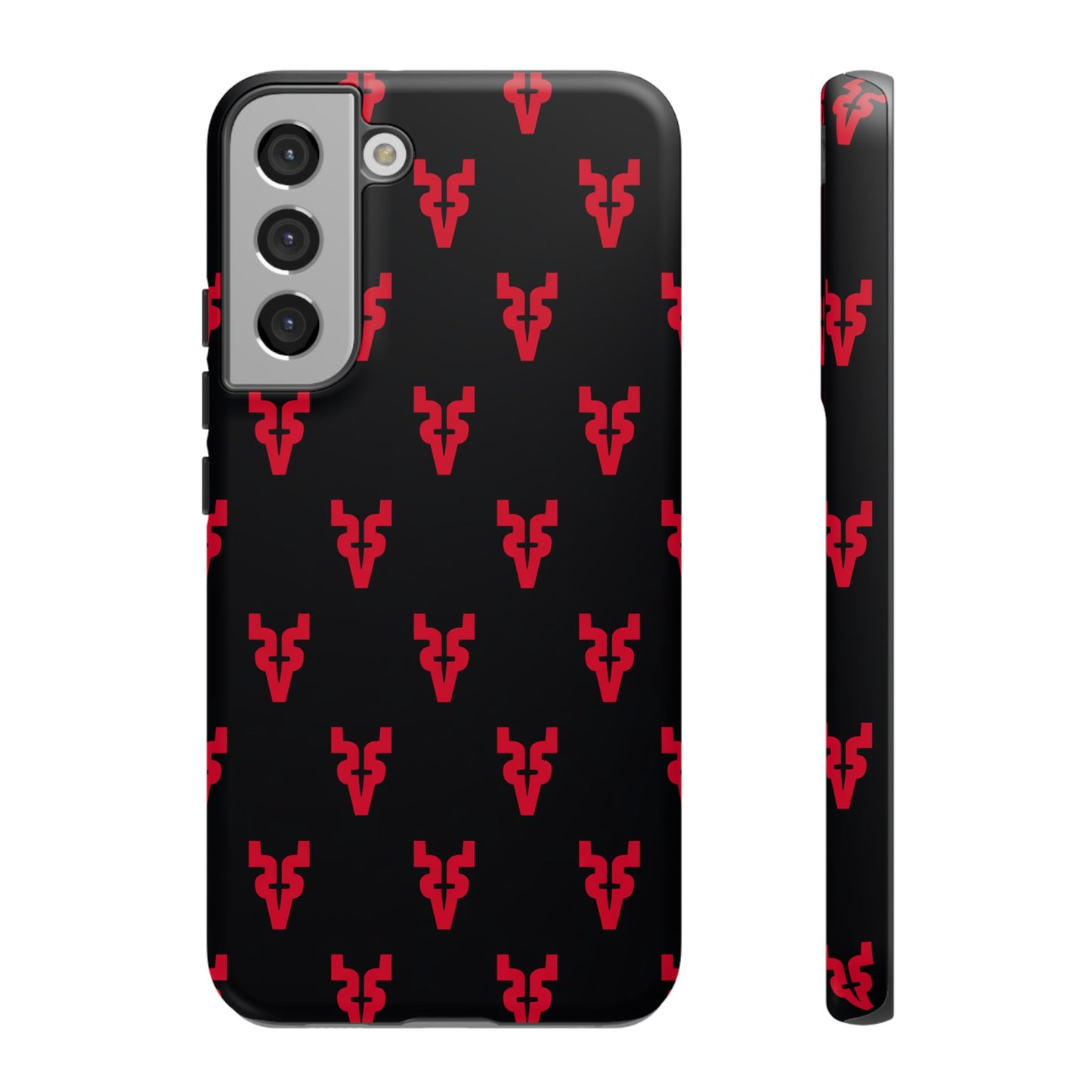Mazatlán Bull Phone Case – Black Red Streetwear Tough Shockproof Cover